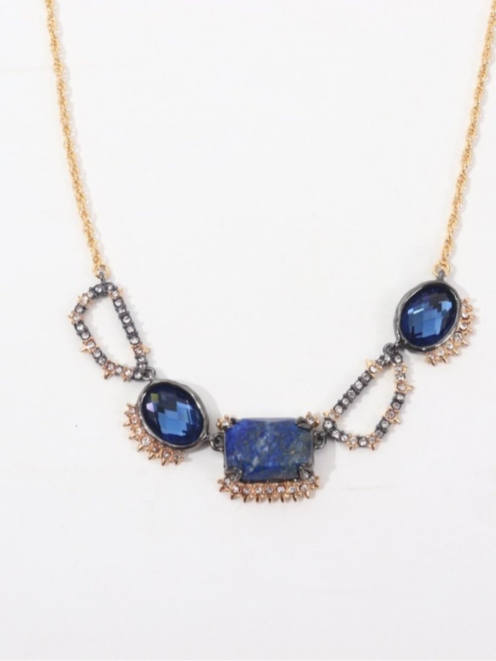 Alexis Bittar Lapis Lazuli Glass Necklace
